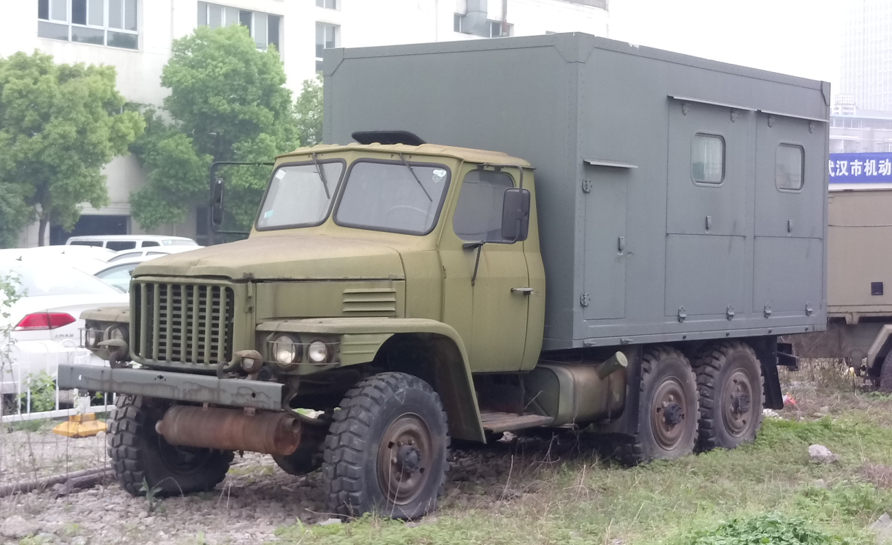 Surviving Dongfeng EQ240 truck photographed in Wuhan in 2017